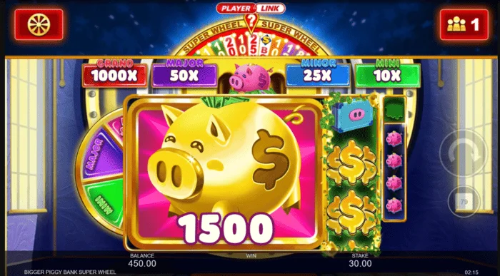 Bigger Piggy Bank Super Wheel stórvinningur